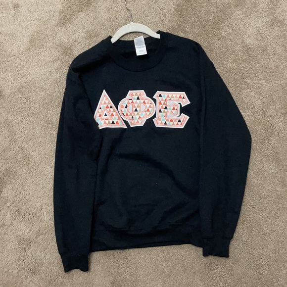 Delta phi epsilon (DPhiE) double back sweatshirt - Picture 2 of 3